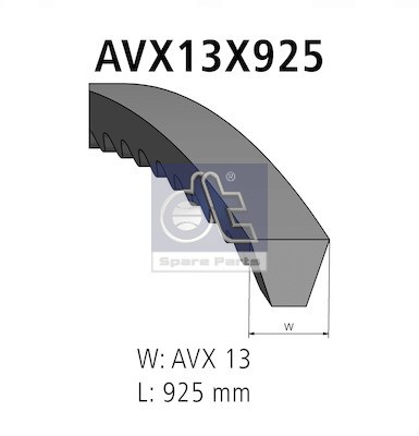 Spare parts 80626 cinghia - dt, 4.80626