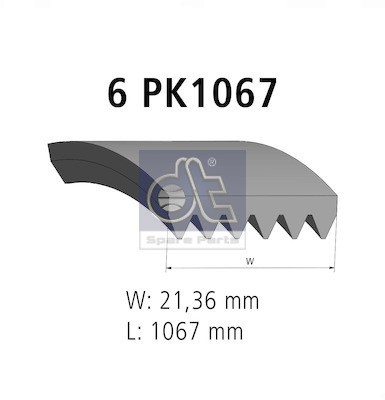 Spare parts 31511 cinghia - 6.31511,
