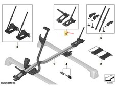 Kit ricambi portapacchi tetto