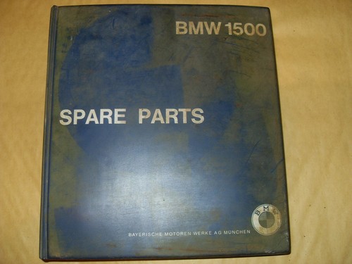 Bmw 1500 spare parts - bmw, manual